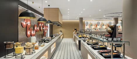 Daily buffet breakfast for a fee