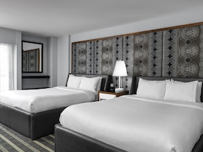 Luxury Room, 2 Queen Beds, Balcony | Premium bedding, pillow-top beds, in-room safe, desk