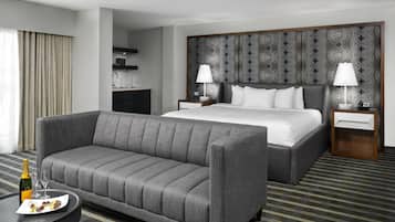 Lyxsvit - 1 kingsize-säng - balkong | 1 sovrum, sängtillbehör av högsta kvalitet och bäddmadrasser