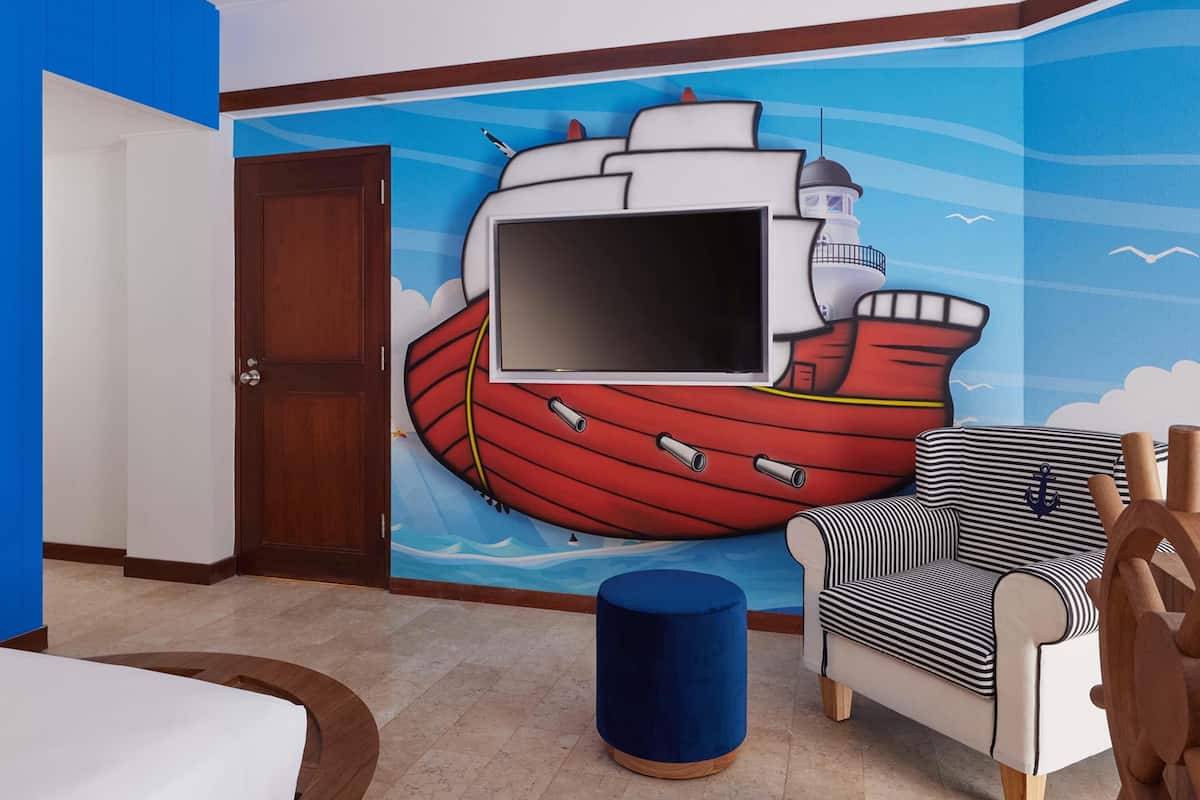 Room, 2 Bedrooms (Pirate Theme, Bunk Beds) | View from room