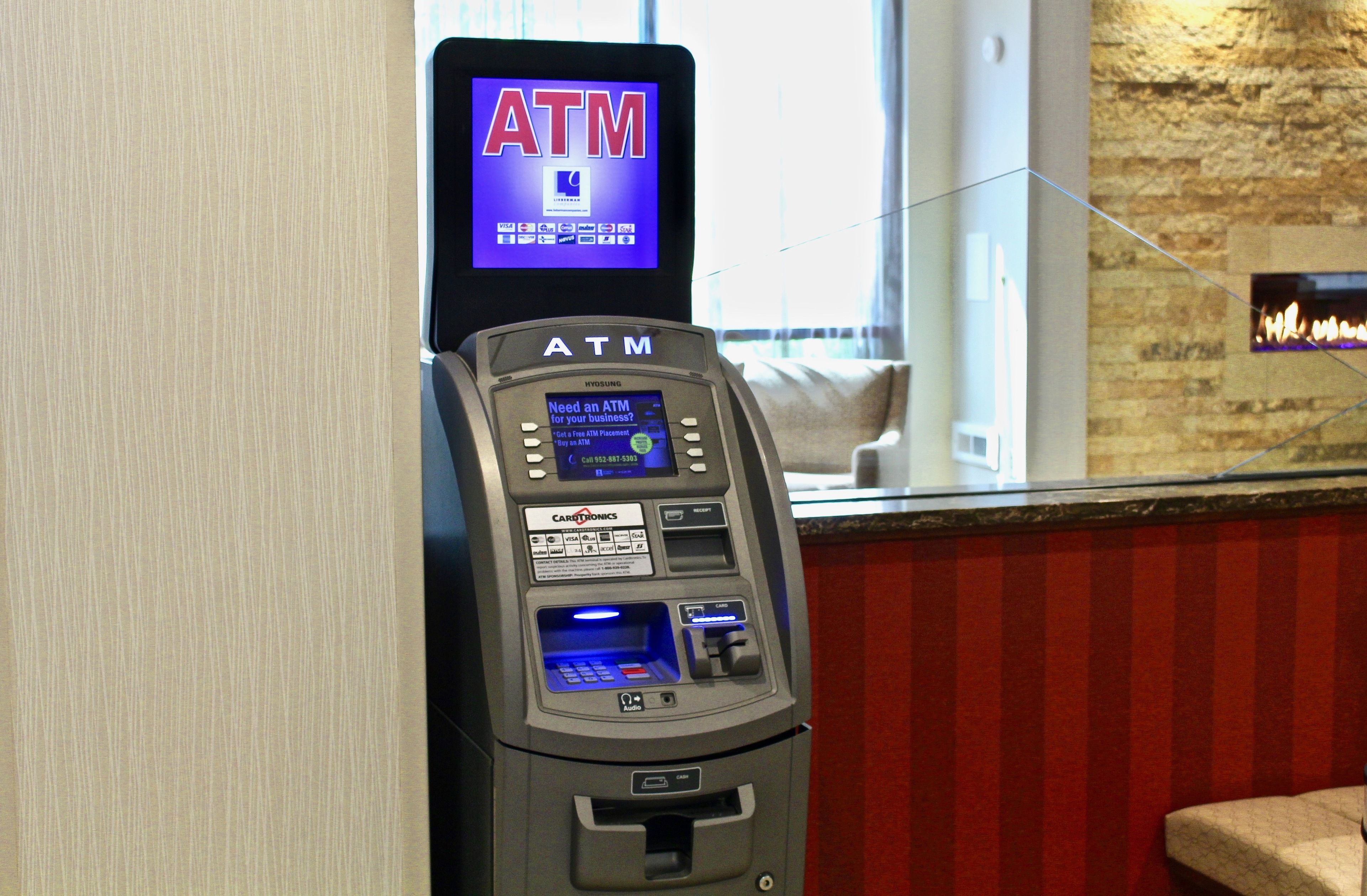 atm/banking on site