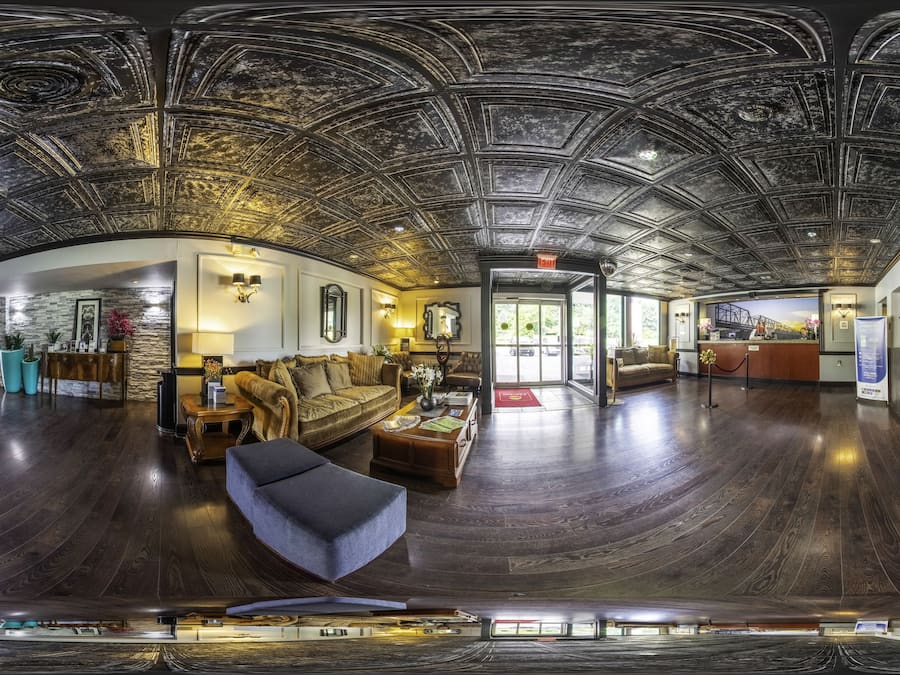 Sitteområde i lobbyen