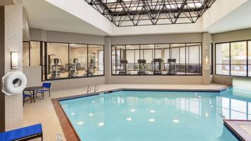 Indoor pool, seasonal outdoor pool, sun loungers