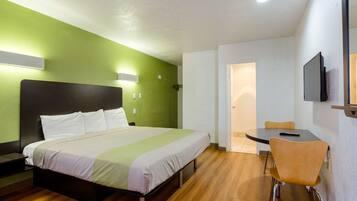 Free WiFi, bed sheets