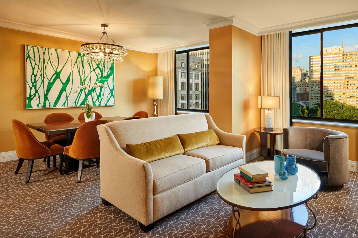 Suite, 2 Bedrooms (Chairman) | Living area | 32-inch flat-screen TV with cable channels, pay movies