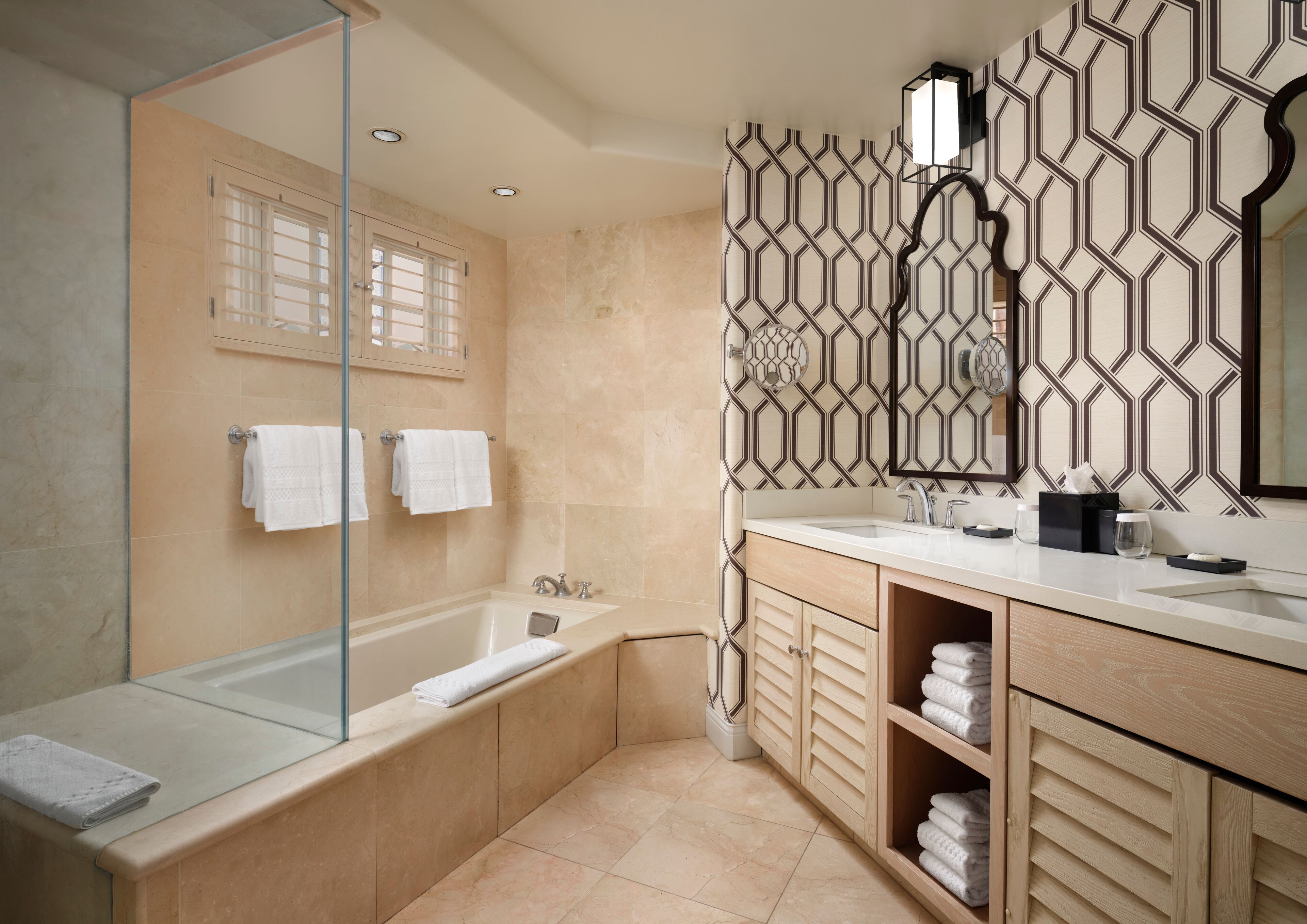 villa, 1 king bed (king ocean) | bathroom | shower, designer toiletries, hair dryer, bathrobes