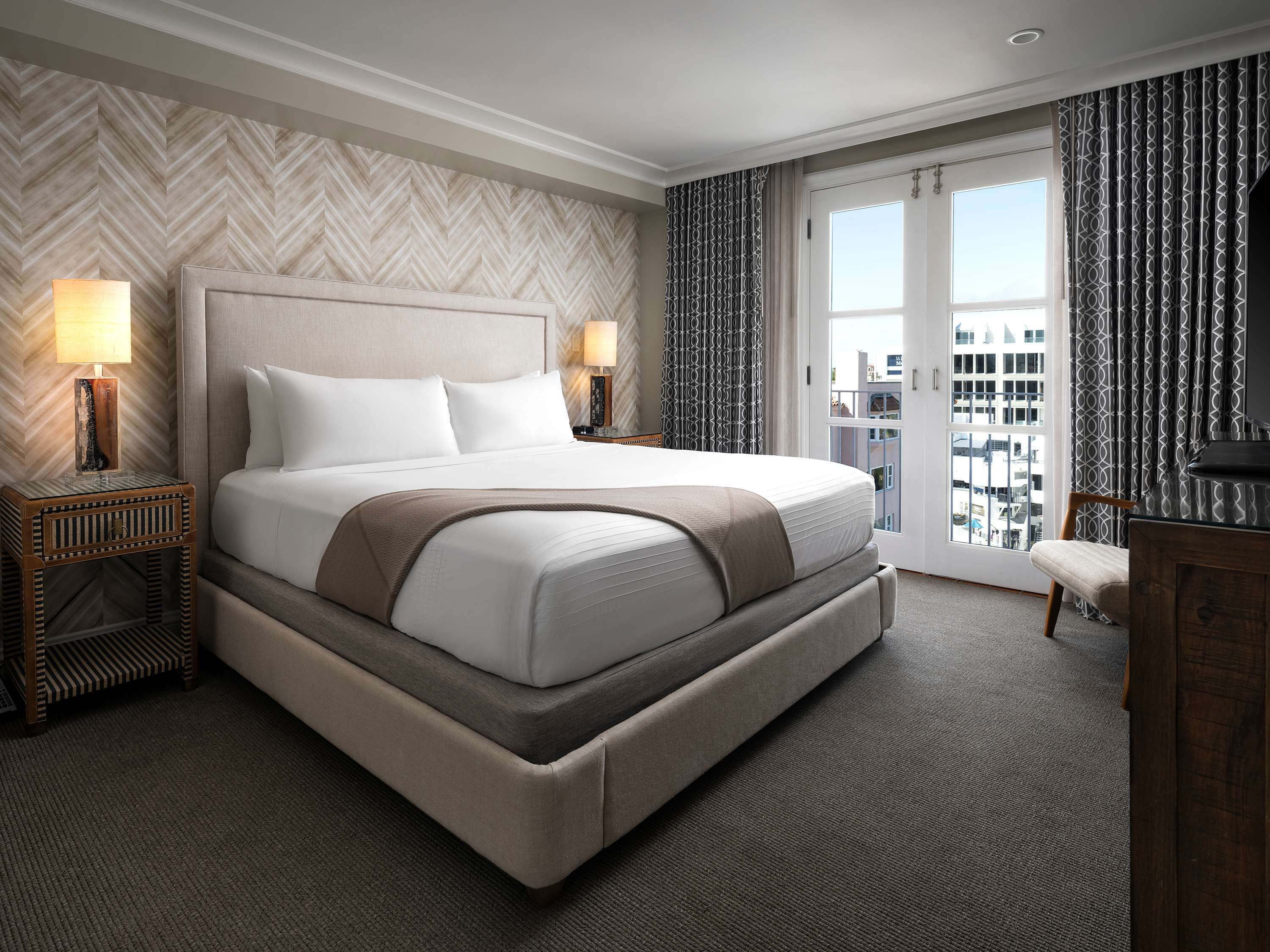 premium bedding, minibar, in-room safe, desk