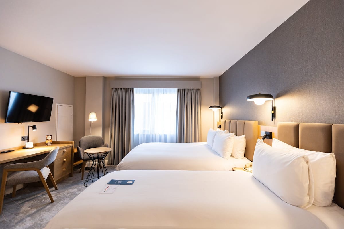 Premium Room, 2 Double Beds | In-room safe, desk, blackout curtains, soundproofing