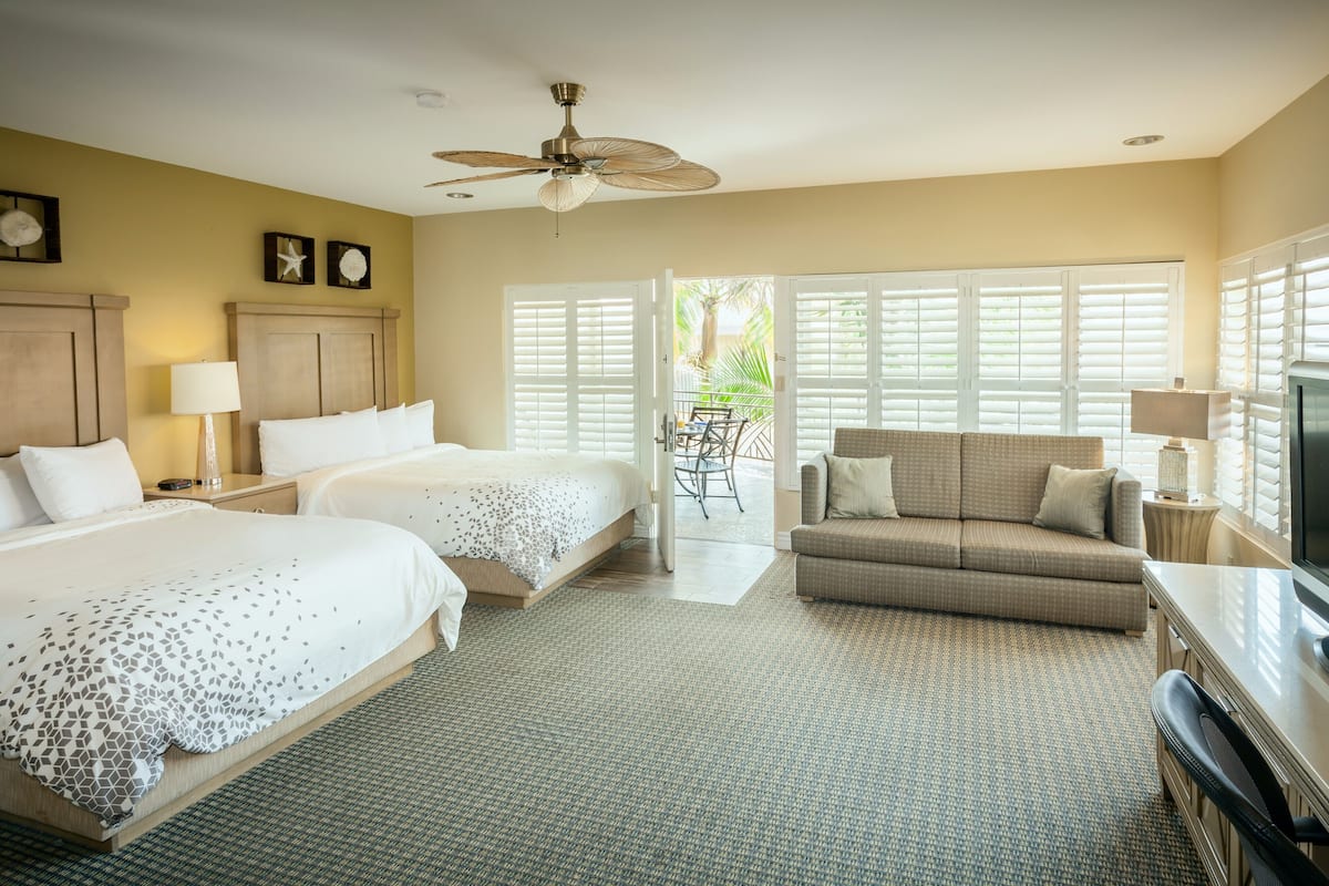 Suite, 2 Queen Beds, Kitchen | In-room safe, desk, blackout drapes, iron/ironing board