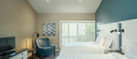 Coffres-forts dans les chambres, bureau, rideaux occultants