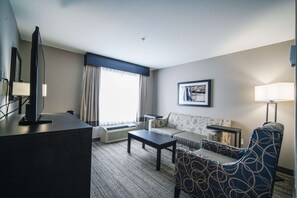 Suite, 1 King Bed, Fireplace, Lake View (with Sofabed) | 1 bedroom, premium bedding, pillowtop beds, in-room safe