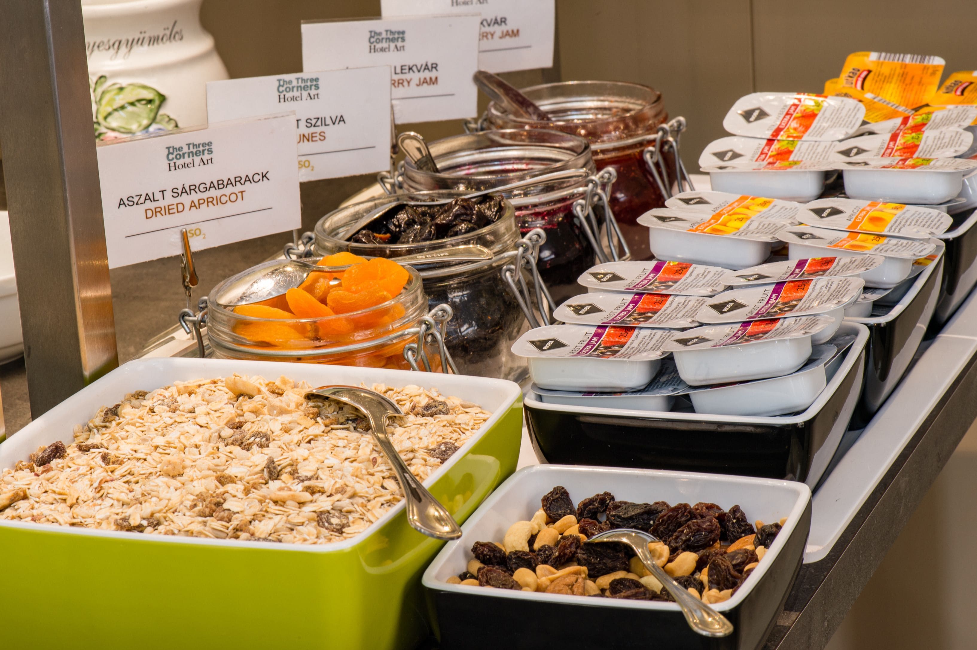 daily buffet breakfast (eur 12 per person)