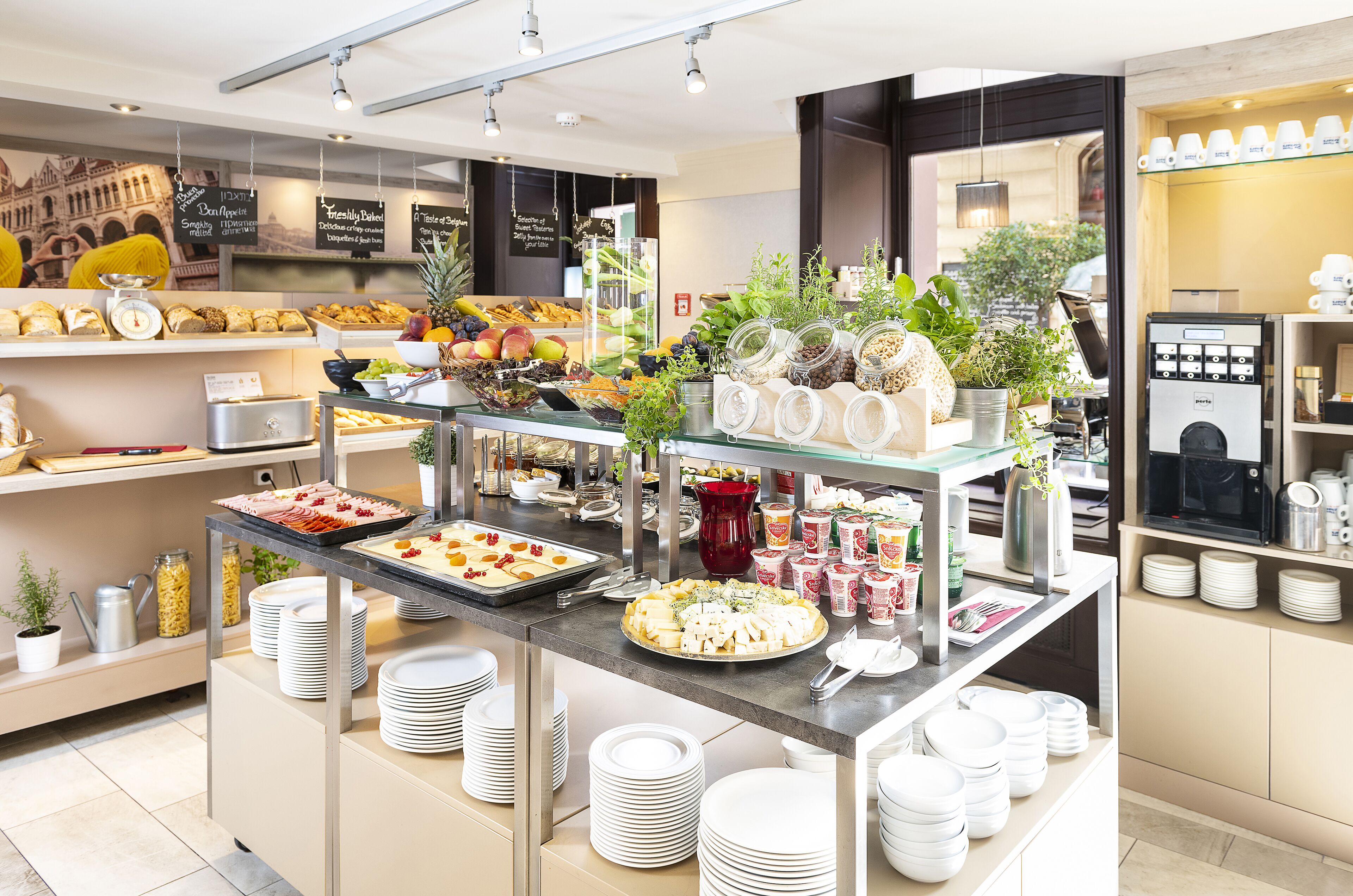 daily buffet breakfast (eur 12 per person)