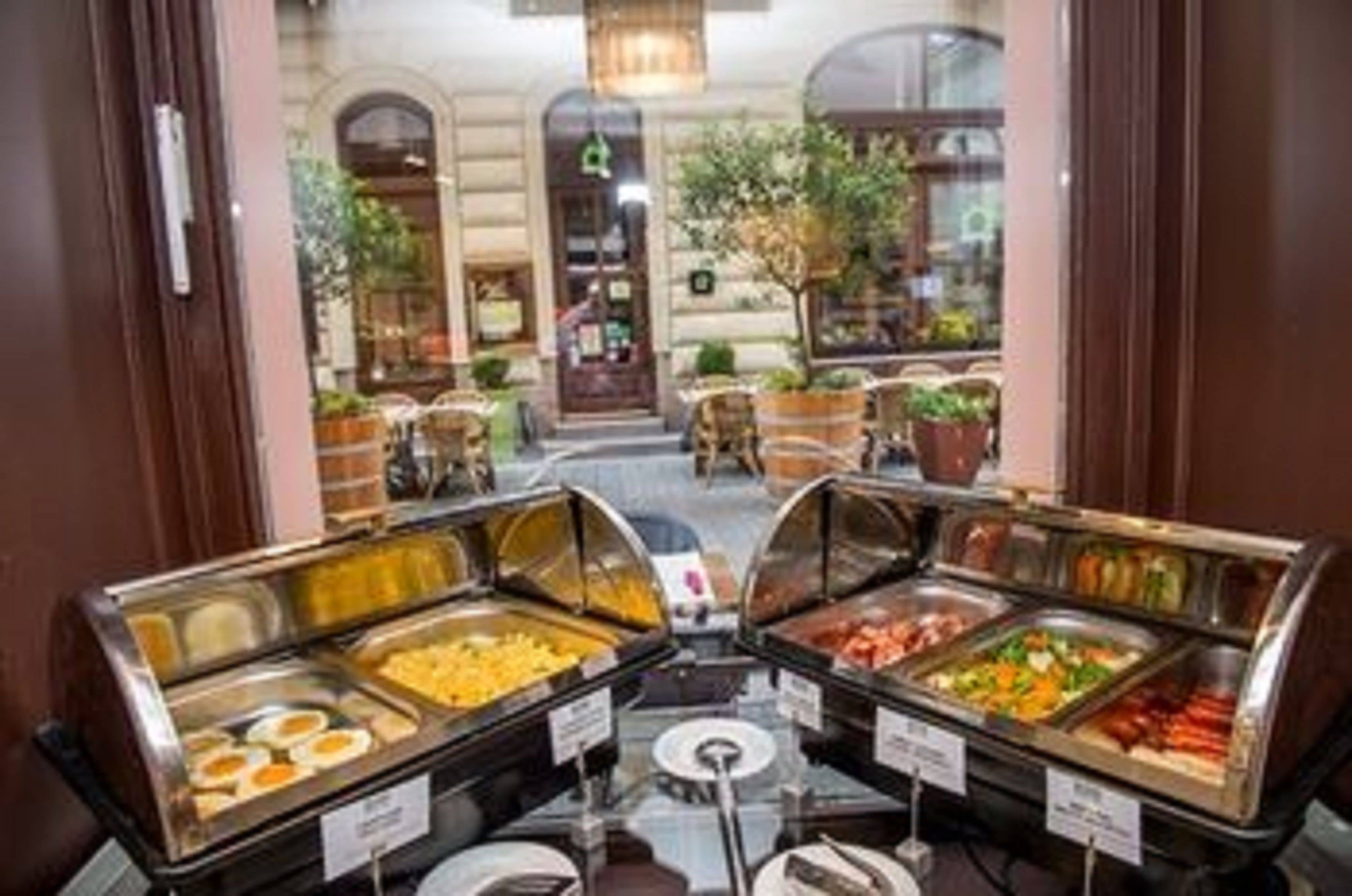 daily buffet breakfast (eur 12 per person)