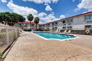Seasonal outdoor pool