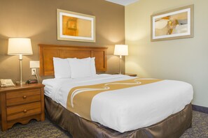 Rom – standard, 1 queensize-seng, ikke-røyk | Sengetøy av topp kvalitet, safe på rommet og skrivebord