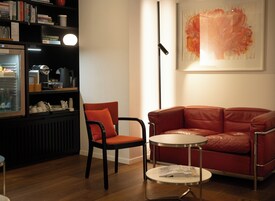 Sala de estar en el lobby