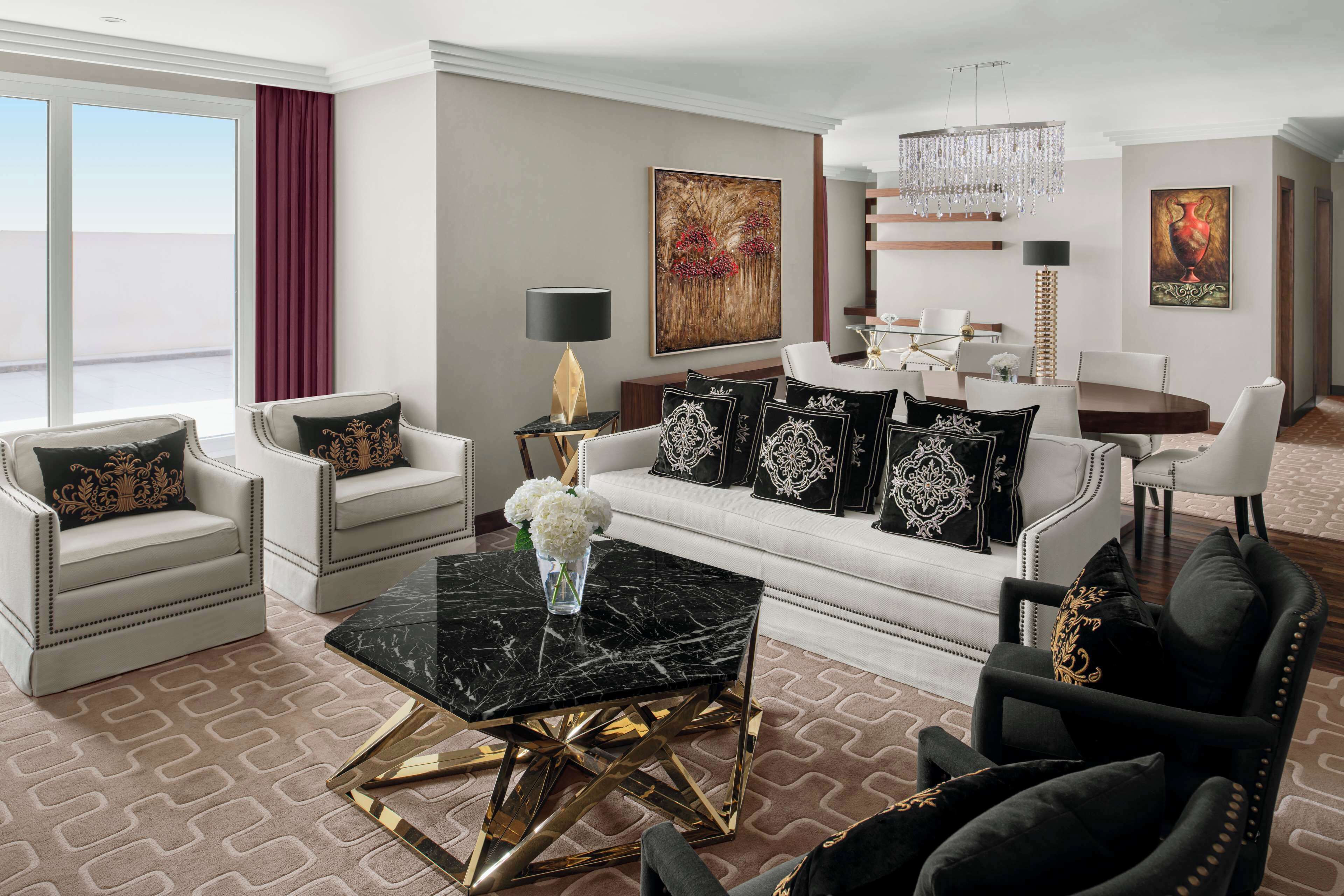 1 間臥室、義大利 Frette 床單、高級寢具、羽絨被