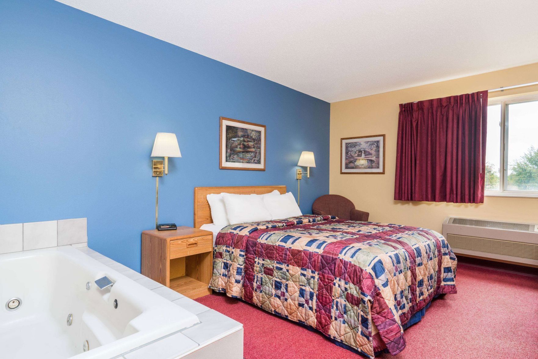 In-room safe, desk, iron/ironing board, free cribs/infant beds