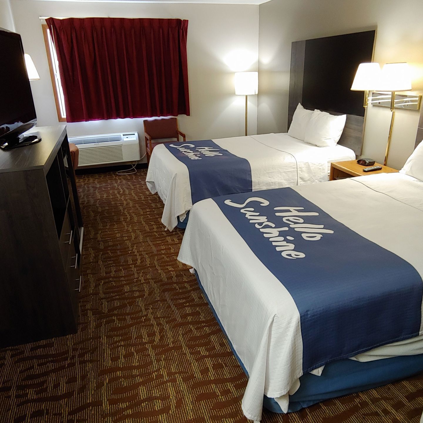 In-room safe, desk, iron/ironing board, free cribs/infant beds