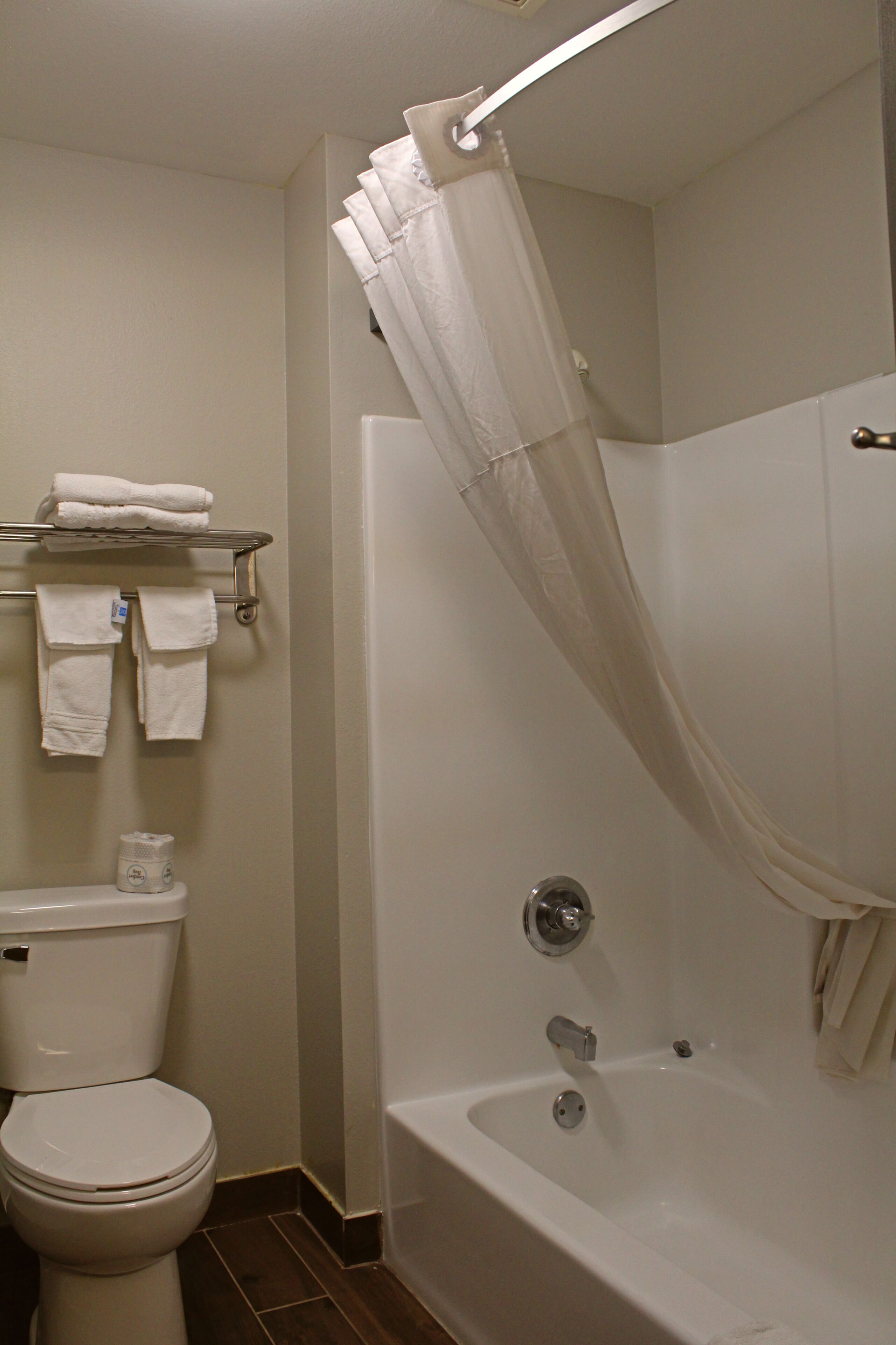 Hair dryer, towels