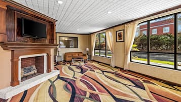 Área de estar no saguão