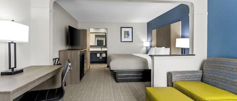 Premium bedding, in-room safe, desk, iron/ironing board