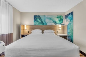 1 habitación, ropa de cama de alta calidad, edredón y escritorio 
