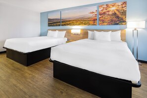 Double Room, 2 Double Beds, Non Smoking | Desk, iron/ironing board, free cribs/infant beds, free WiFi - Days Inn by Wyndham Raleigh Glenwood-Crabtree (Raleigh)