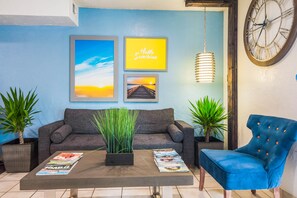 Lobby sitting area