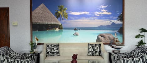 Sitteområde i lobbyen