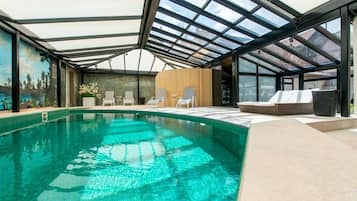 Indoor pool, outdoor pool