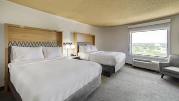 Pillowtop beds, in-room safe, desk, laptop workspace
