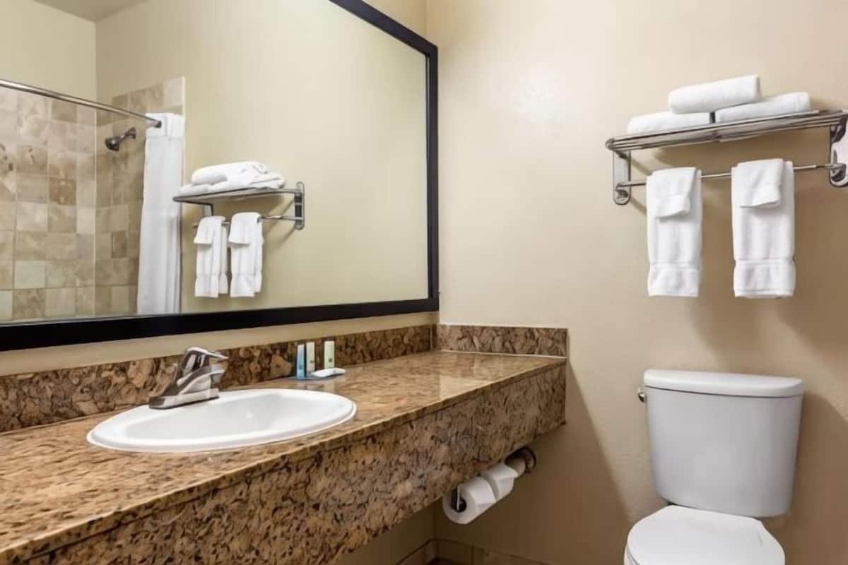 Baño | Tina con regadera, amenidades de baño gratuitas, secadora de cabello