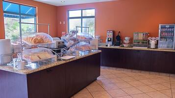 Free daily on-the-go breakfast