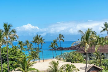 Hotel room view looking out at OUTRIGGER Kaanapali Beach Resort