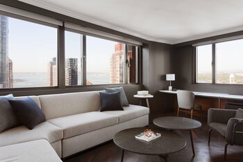 TV, pay movies at New York Marriott Downtown