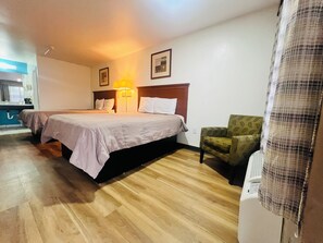 Desk, iron/ironing board, free WiFi, bed sheets