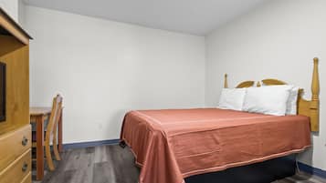 Desk, iron/ironing board, free WiFi, bed sheets