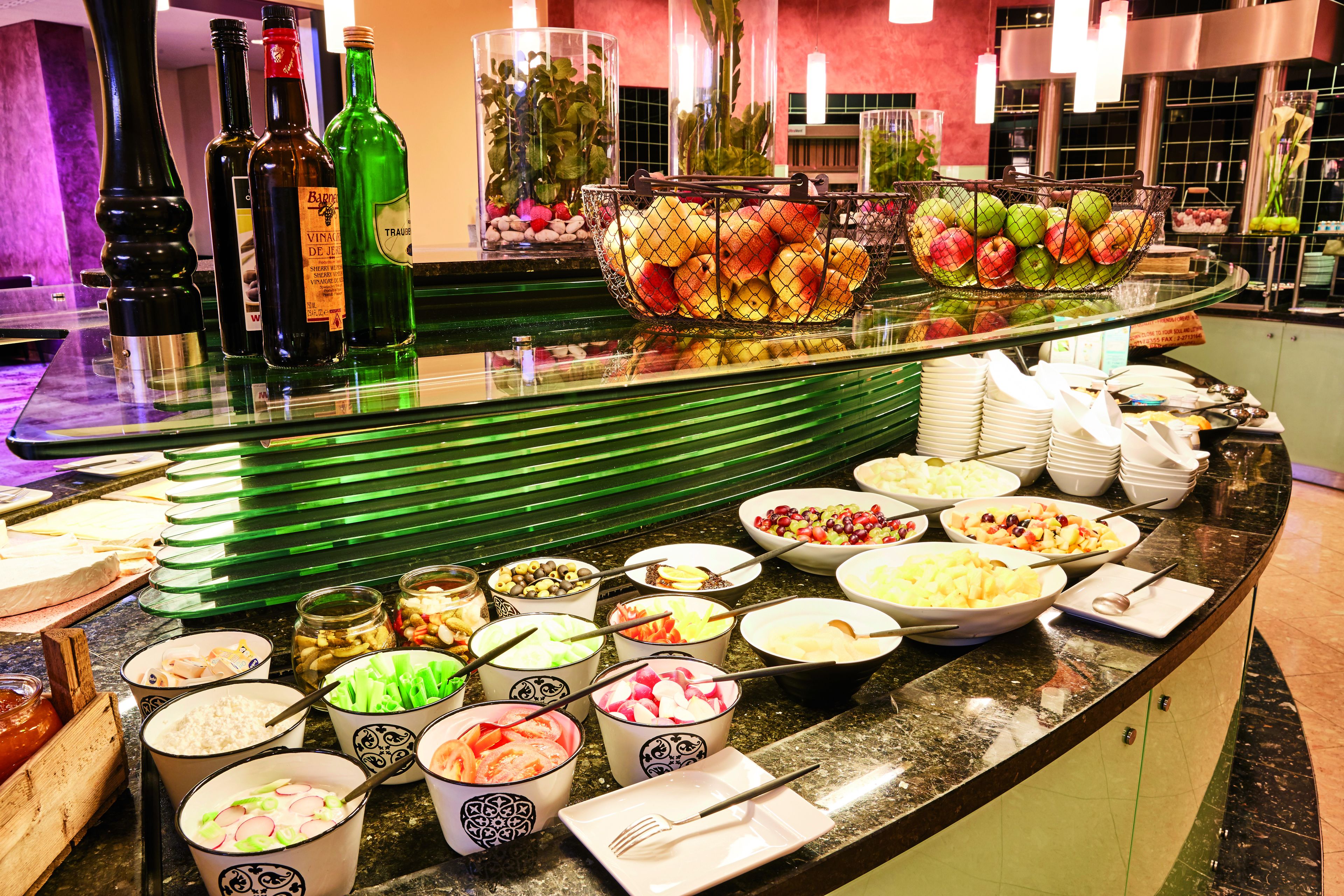 Daily buffet breakfast (EUR 28 per person)