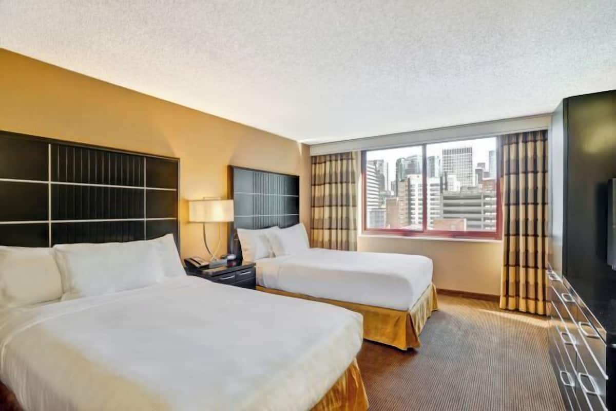 1 bedroom, hypo-allergenic bedding, pillowtop beds, in-room safe