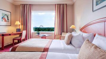 高級客房, 2 張單人床 | 埃及棉床單、高級寢具、特厚豪華床墊、迷你吧