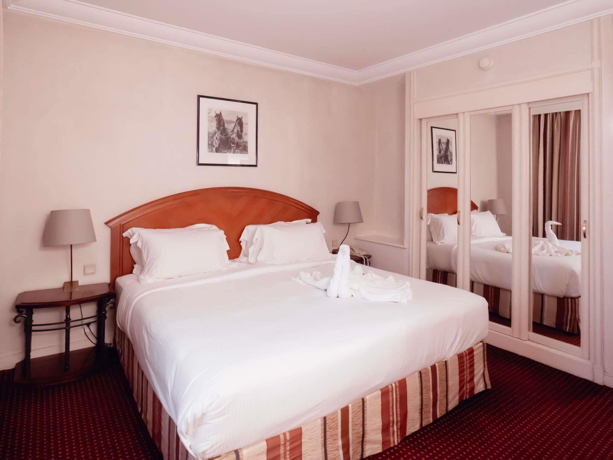 Chambre Deluxe, 1 lit double | Draps en coton égyptien, literie de qualité