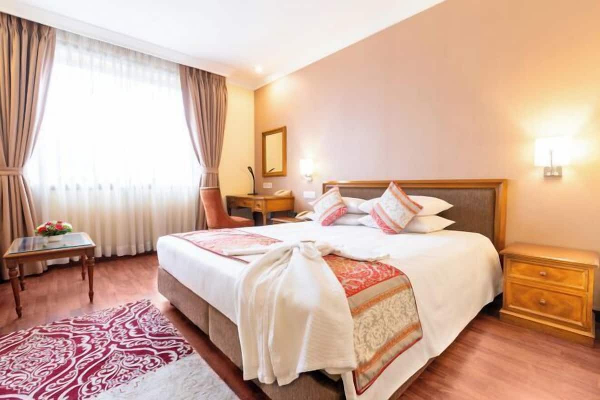 1 chambre, literie de qualité supérieure, couette en duvet d'oie