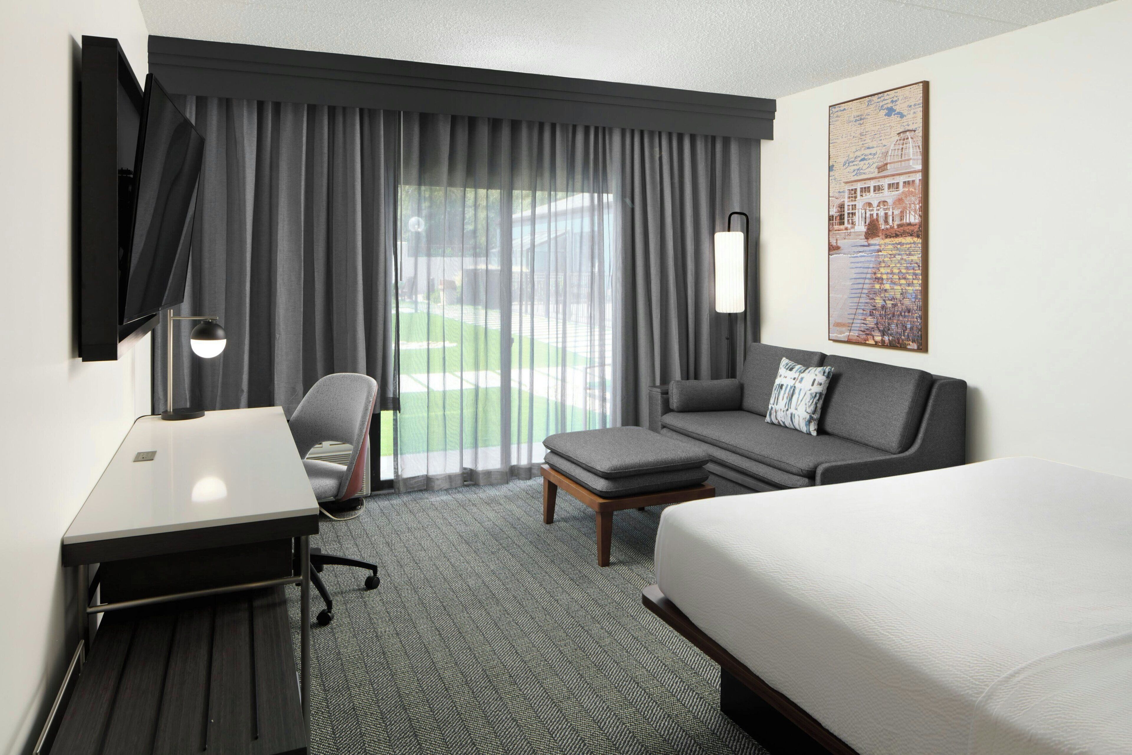 Zimmer, 1 King-Bett und Schlafsofa