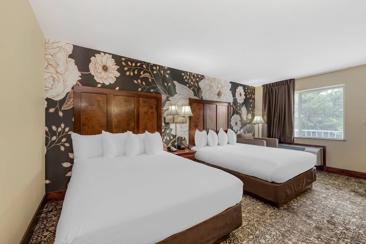 Premium bedding, laptop workspace, iron/ironing board, free WiFi