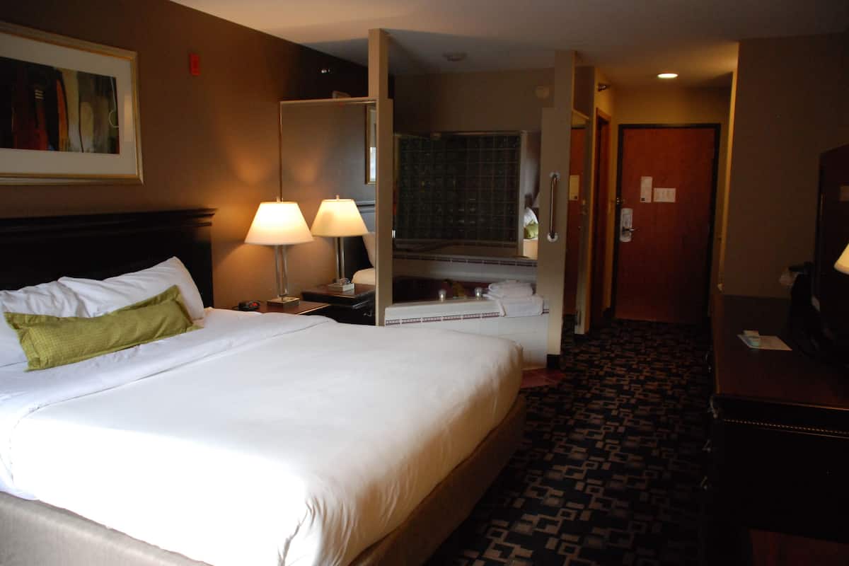 Standard Studio Suite, 1 King Bed, Hot Tub | 1 bedroom, desk, iron/ironing board, free cots/infant beds