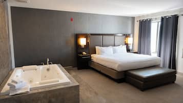 Suite Luxe, 1 trĂšs grand lit, non-fumeur, bain Ă remous