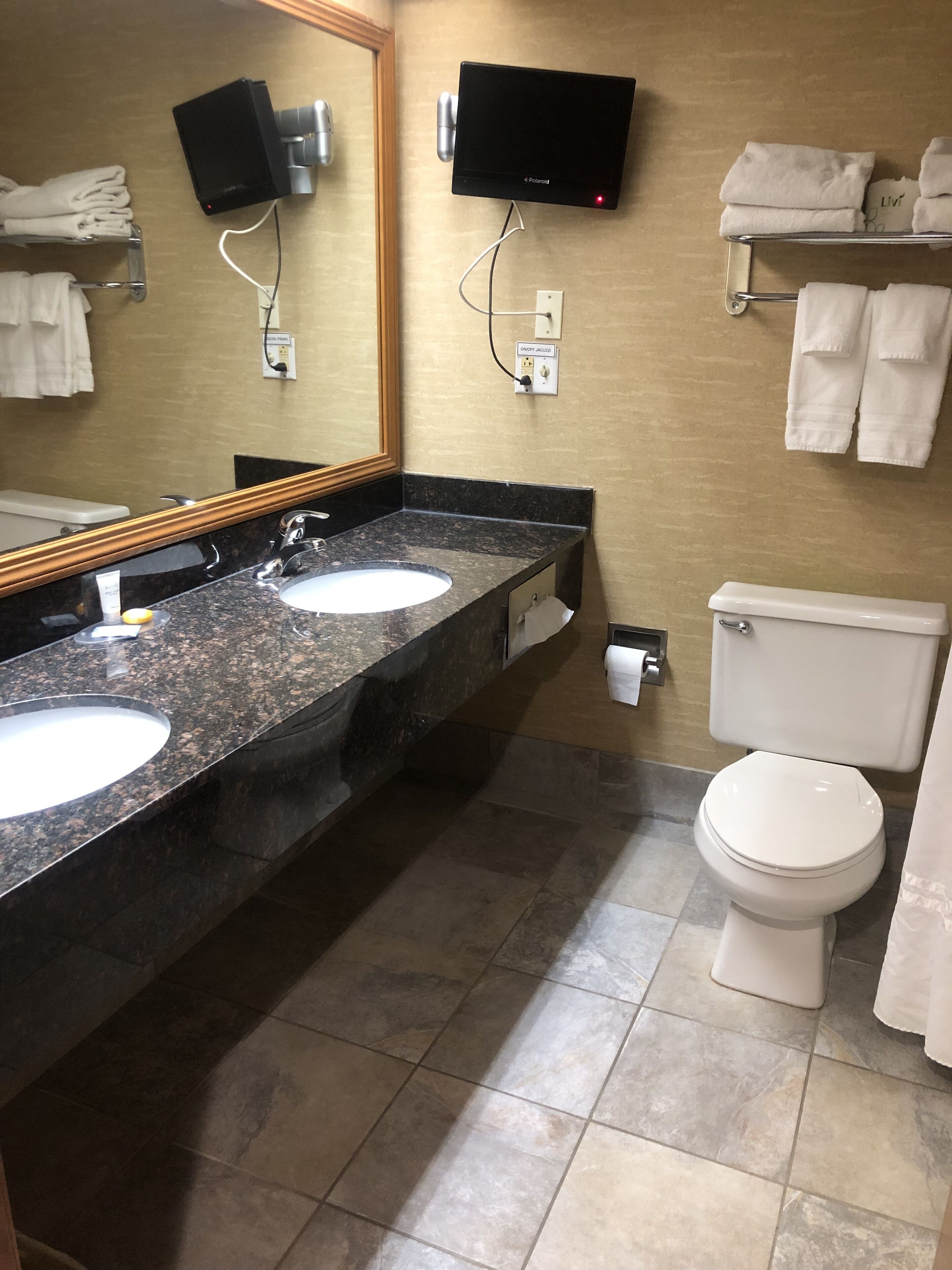 standard room, 1 king bed, poolside | bathroom | shower, free toiletries, hair dryer, towels