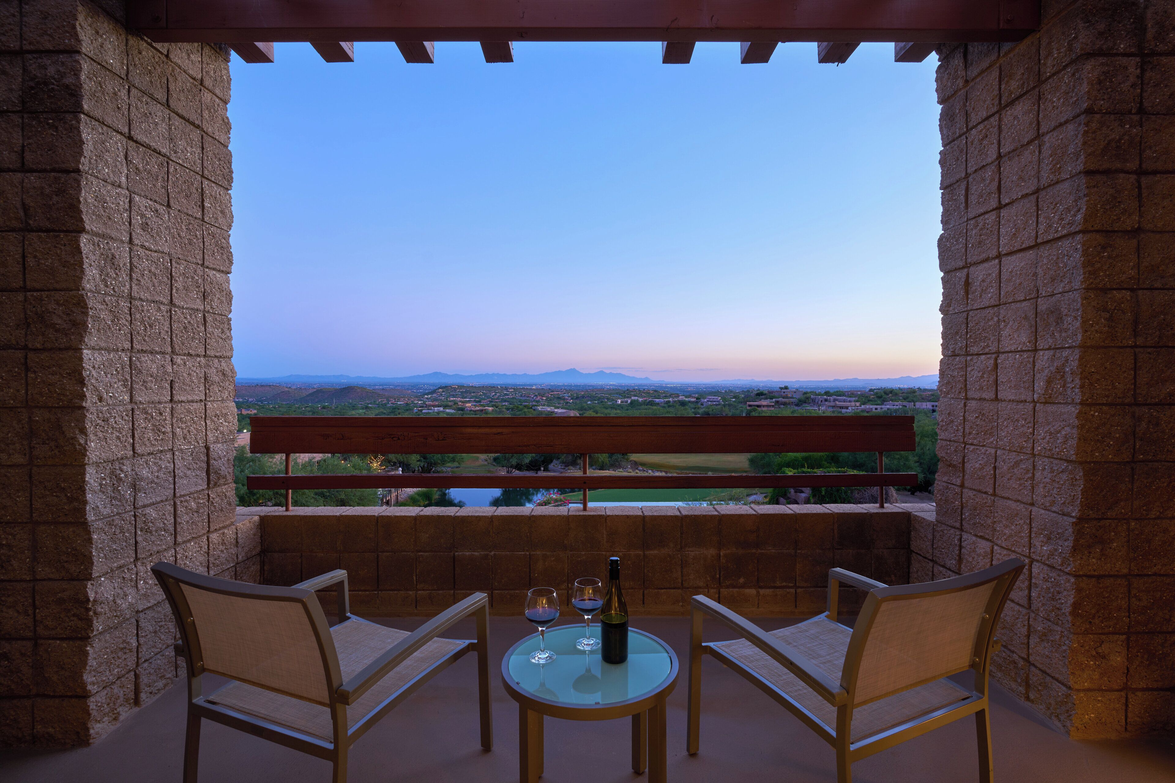 客房, 2 张大床, 听觉无障碍, 山谷景观 (Desert Skyline) | 露台